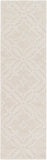 Metro AWMP-4017 Modern Wool Rug AWMP4017-238 Beige 100% Wool 2'3" x 8'