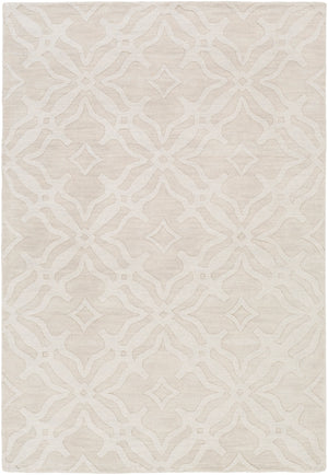 Metro AWMP-4017 Modern Wool Rug AWMP4017-912 Beige 100% Wool 9' x 12'