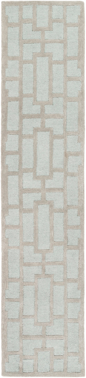Arise AWRS-2139 Modern Wool, Viscose Rug AWRS2139-2314 Sage 70% Wool, 30% Viscose 2'3" x 14'