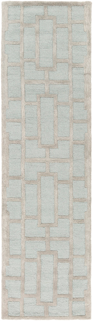 Arise AWRS-2139 Modern Wool, Viscose Rug AWRS2139-238 Sage 70% Wool, 30% Viscose 2'3" x 8'
