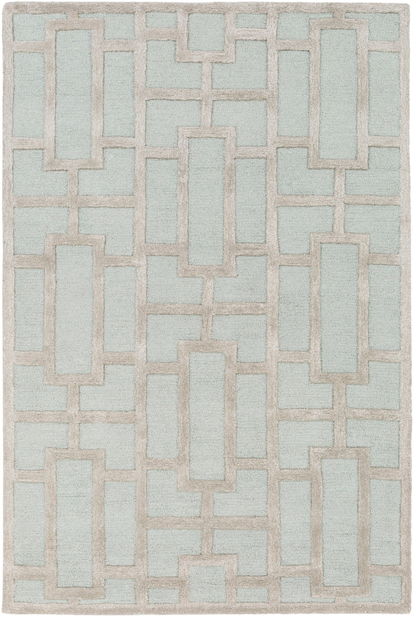 Arise AWRS-2139 Modern Wool, Viscose Rug AWRS2139-913 Sage 70% Wool, 30% Viscose 9' x 13'