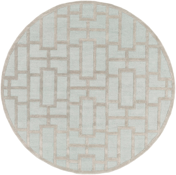 Arise AWRS-2139 Modern Wool, Viscose Rug AWRS2139-8RD Sage 70% Wool, 30% Viscose 8' Round