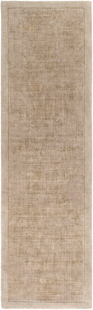 Silk Route AWSR-4035 Modern Viscose Rug AWSR4035-238 Khaki 100% Viscose 2'3" x 8'