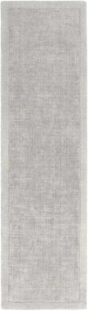 Silk Route AWSR-4036 Modern Viscose Rug AWSR4036-238 Light Gray 100% Viscose 2'3" x 8'