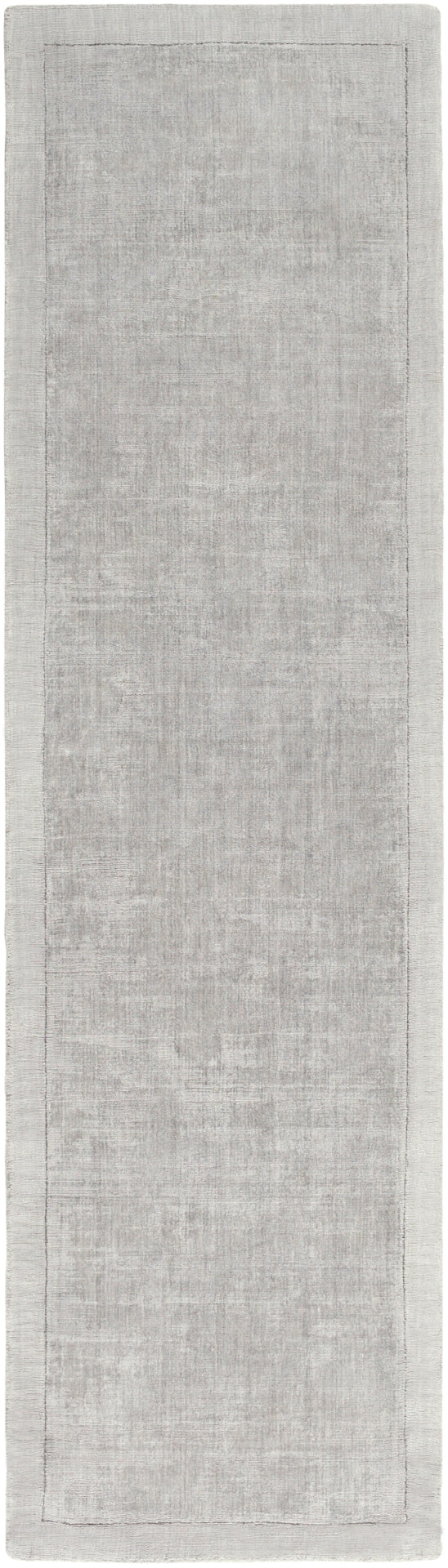 Silk Route AWSR-4036 Modern Viscose Rug AWSR4036-238 Light Gray 100% Viscose 2'3" x 8'