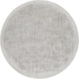 Silk Route AWSR-4036 Modern Viscose Rug AWSR4036-59RD Light Gray 100% Viscose 5'9" Round