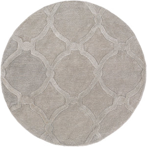 Urban AWUB-2144 Modern Wool, Viscose Rug AWUB2144-36RD Taupe 70% Wool, 30% Viscose 3'6" Round