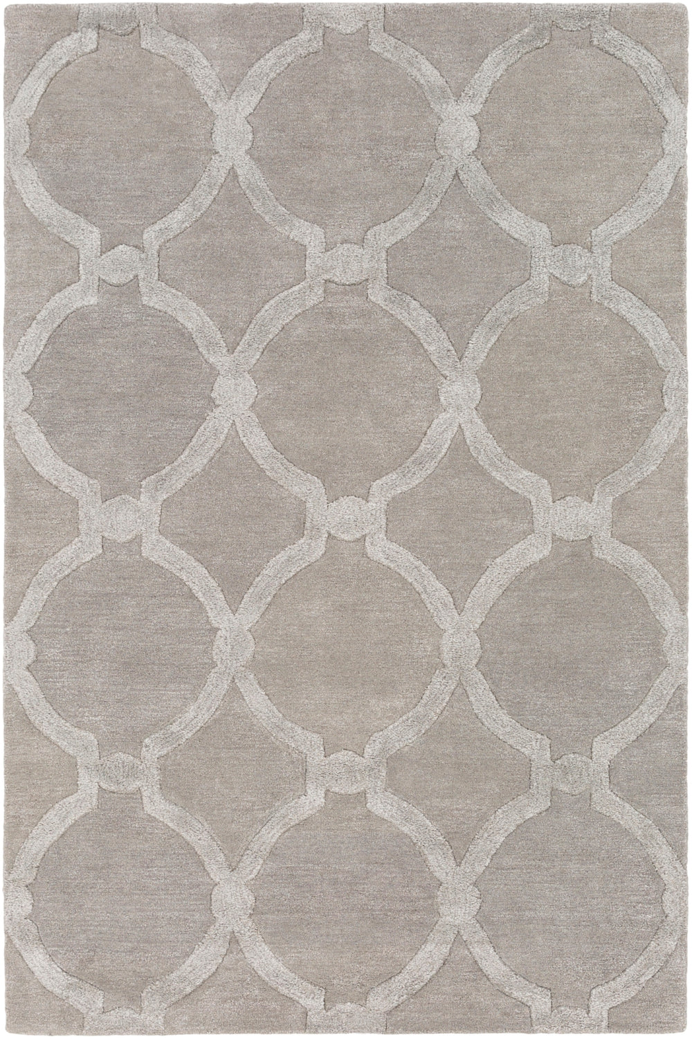 Urban AWUB-2144 Modern Wool, Viscose Rug AWUB2144-913 Taupe 70% Wool, 30% Viscose 9' x 13'