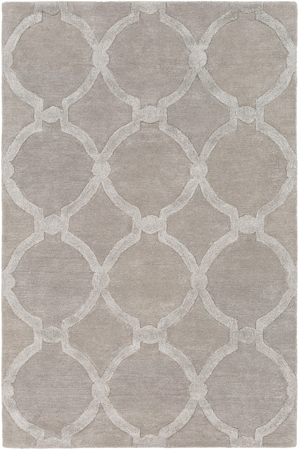 Urban AWUB-2144 Modern Wool, Viscose Rug AWUB2144-913 Taupe 70% Wool, 30% Viscose 9' x 13'