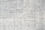 Azure Modern Metallic Striated Rug, Gray/Beige/Teal, 8ft x 11ft Area Rug