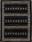 Kasbah Agadir Hand Woven Wool Geometric/Striped Modern/Contemporary Area Rug