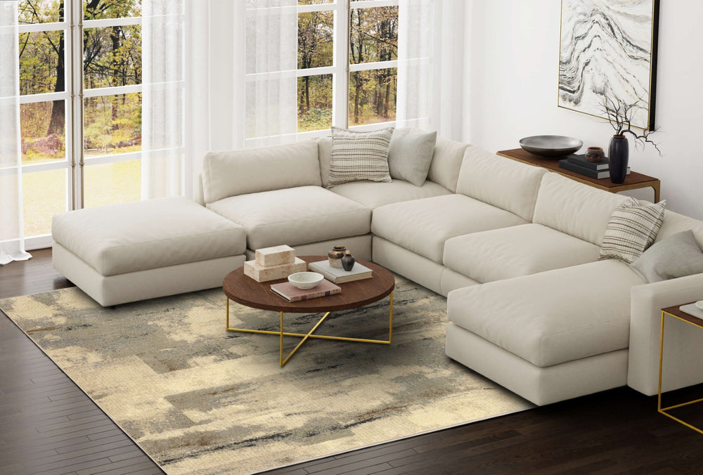 Karastan Rugs Agate Beige 9' 6" x 12' 11" Area Rug