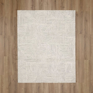 Karastan Rugs Algiers Black/white 10' x 14' Area Rug