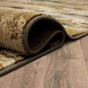 Karastan Rugs Amalgamate Gold 9' 6" x 12' 11" Area Rug