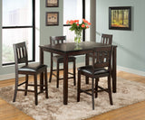 Vilo Home Americano 5 Piece Counter Height Dining Set VH525 VH525