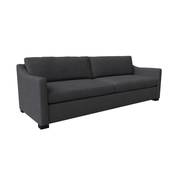 Nativa Interiors Ashley Sofa Deep Plush Solid + Manufactured Wood / Revolution Performance Fabrics® Commercial Grade Deep Plush Extra Wide Sofa Charcoal 105.00"W x 44.00"D x 34.00"H