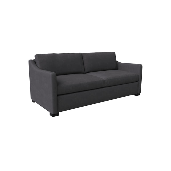 Nativa Interiors Ashley Sofa Deep Plush Solid + Manufactured Wood / Revolution Performance Fabrics® Commercial Grade Deep Plush Sofa Charcoal 83.00"W x 44.00"D x 34.00"H