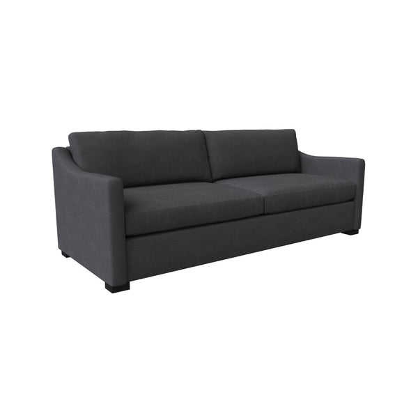 Nativa Interiors Ashley Sofa Deep Plush Solid + Manufactured Wood / Revolution Performance Fabrics® Commercial Grade Deep Plush Wide Sofa Charcoal 95.00"W x 44.00"D x 34.00"H