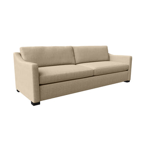 Nativa Interiors Ashley Sofa Deep Plush Solid + Manufactured Wood / Revolution Performance Fabrics® Commercial Grade Deep Plush Extra Wide Sofa Flax 105.00"W x 44.00"D x 34.00"H