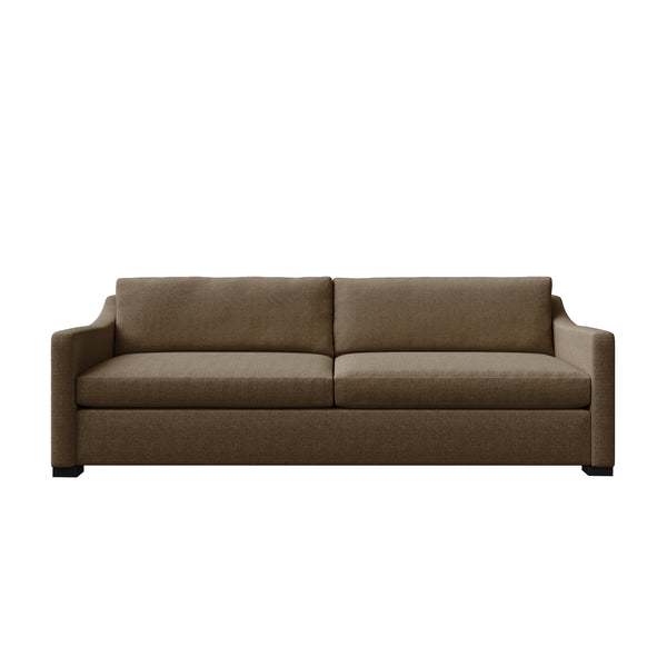 Nativa Interiors Ashley Sofa Solid + Manufactured Wood / Revolution Performance Fabrics® Commercial Grade Extra Wide Sofa Brown 105.00"W x 39.00"D x 34.00"H