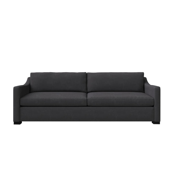 Nativa Interiors Ashley Sofa Solid + Manufactured Wood / Revolution Performance Fabrics® Commercial Grade Extra Wide Sofa Charcoal 105.00"W x 39.00"D x 34.00"H