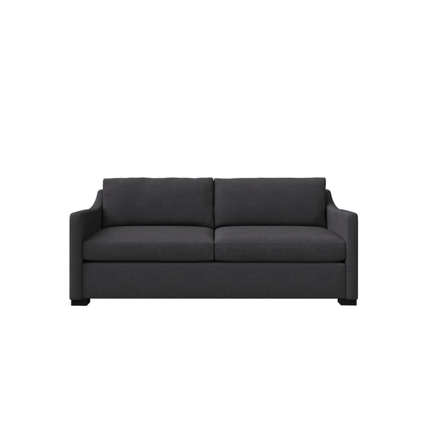 Nativa Interiors Ashley Sofa Deep Plush Solid + Manufactured Wood / Revolution Performance Fabrics® Commercial Grade Deep Plush Sofa Charcoal 83.00"W x 44.00"D x 34.00"H