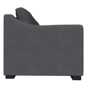 Nativa Interiors Ashley Sofa Deep Plush Solid + Manufactured Wood / Revolution Performance Fabrics® Commercial Grade Deep Plush Sofa Charcoal 83.00"W x 44.00"D x 34.00"H