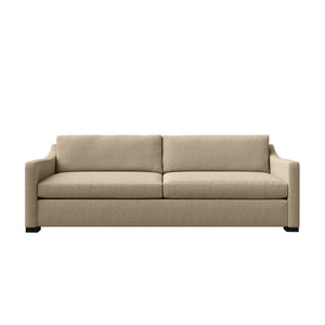 Nativa Interiors Ashley Sofa Deep Plush Solid + Manufactured Wood / Revolution Performance Fabrics® Commercial Grade Deep Plush Extra Wide Sofa Flax 105.00"W x 44.00"D x 34.00"H