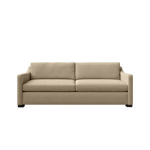 Nativa Interiors Ashley Sofa Deep Plush Solid + Manufactured Wood / Revolution Performance Fabrics® Commercial Grade Deep Plush Wide Sofa Flax 95.00"W x 44.00"D x 34.00"H
