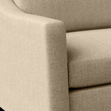 Nativa Interiors Ashley Sofa Deep Plush Solid + Manufactured Wood / Revolution Performance Fabrics® Commercial Grade Deep Plush Sofa Flax 83.00"W x 44.00"D x 34.00"H
