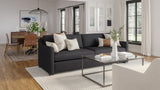 Nativa Interiors Ashley Sofa Solid + Manufactured Wood / Revolution Performance Fabrics® Commercial Grade Extra Wide Sofa Charcoal 105.00"W x 39.00"D x 34.00"H