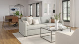 Nativa Interiors Ashley Solid + Manufactured Wood / Revolution Performance Fabrics® Commercial Grade Sofa Grey 83.00"W x 39.00"D x 34.00"H