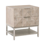 Essentials for Living Traditions Atlas 2-Drawer Nightstand 6150.NG/BSTL