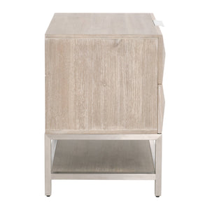 Essentials for Living Traditions Atlas 2-Drawer Nightstand 6150.NG/BSTL