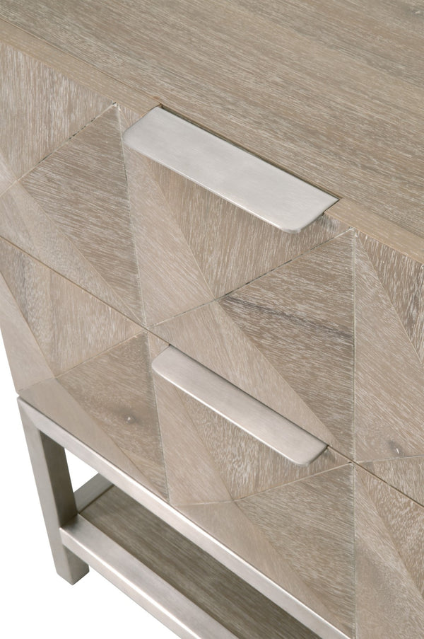 Essentials for Living Traditions Atlas 2-Drawer Nightstand 6150.NG/BSTL