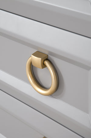 Essentials for Living Traditions Azure Carrera 6-Drawer Double Dresser 6155.DGR-BGLD/WHT