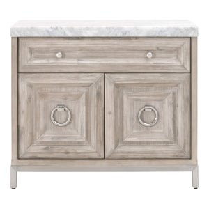 Essentials for Living Traditions Azure Carrera Media Chest 6154.NG-BSTL/WHT