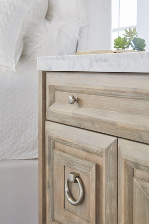 Essentials for Living Traditions Azure Carrera Media Chest 6154.NG-BSTL/WHT