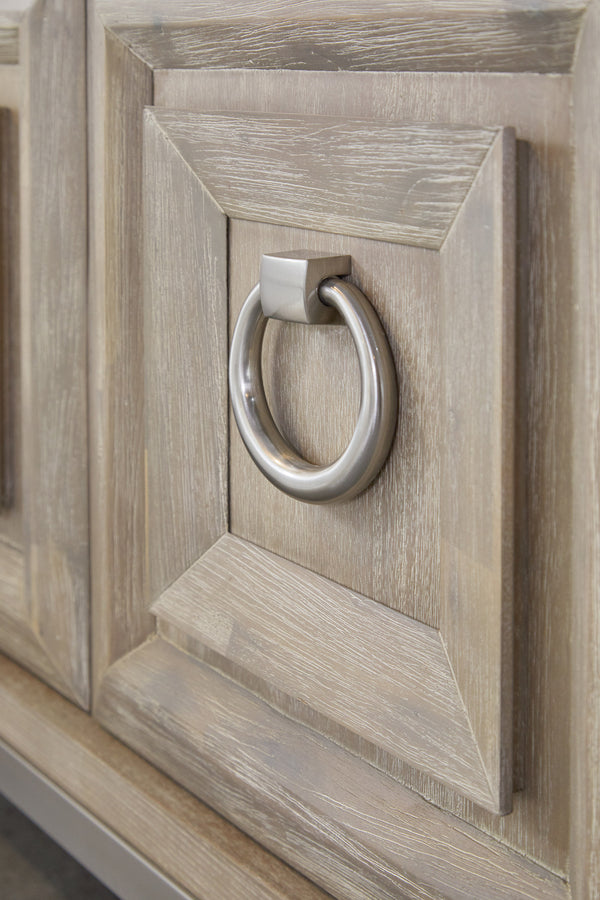 Essentials for Living Traditions Azure Carrera Media Chest 6154.NG-BSTL/WHT