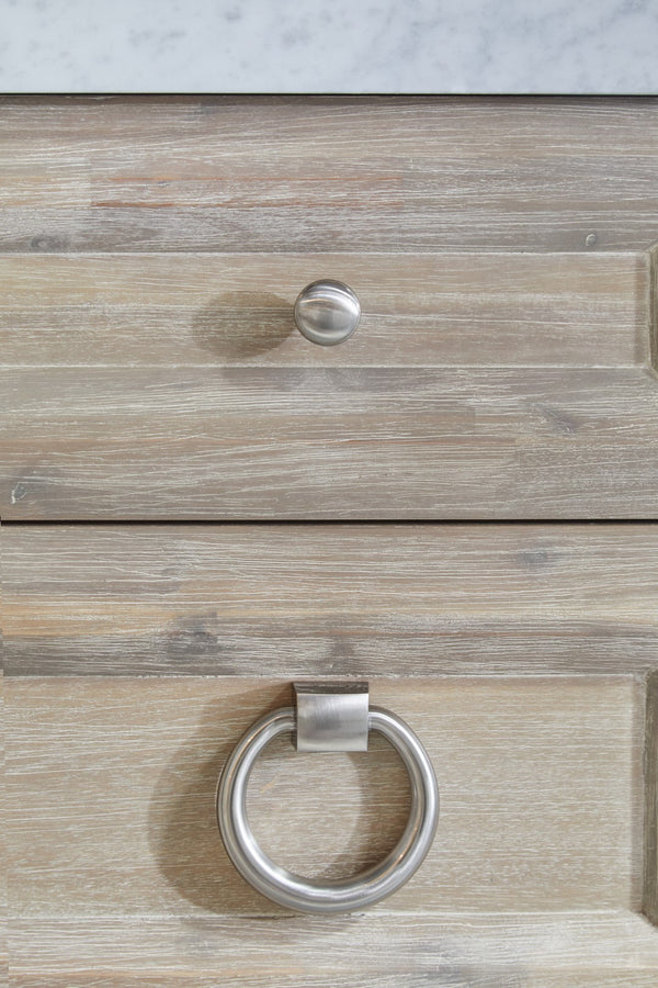 Essentials for Living Traditions Azure Carrera Media Chest 6154.NG-BSTL/WHT