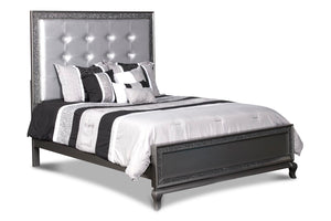 New Classic Furniture Park Imperial King Bed - Pewter B0931P-110-FULL-BED