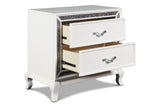 New Classic Furniture Park Imperial Nightstand White B0931W-040