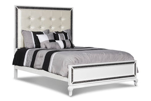 New Classic Furniture Park Imperial King Bed - White B0931W-110-FULL-BED
