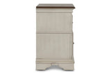 New Classic Furniture Anastasia Nightstand Ant. White B1731-040