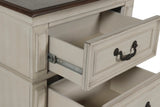 New Classic Furniture Anastasia Nightstand Ant. White B1731-040