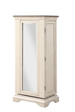 New Classic Furniture Anastasia Lingerie Swivel Chest with Mirror Ant. White B1731-079