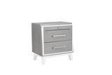 Zephyr Nightstand White/Gray