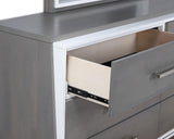 New Classic Furniture Zephyr Dresser White/Gray B192G-050