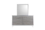 New Classic Furniture Zephyr Mirror White/Gray B192G-060