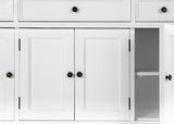 NovaSolo Provence Buffet with 4 Doors 3 Drawers B198